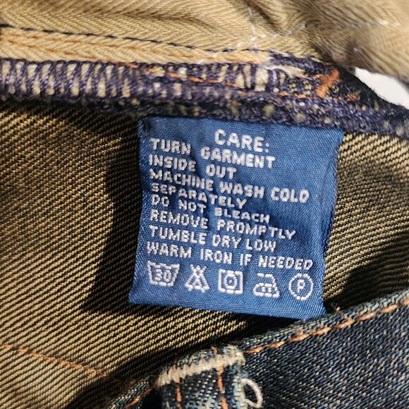 Ralph Lauren Blue Label Brand Thompson 650 Dark Wash Straight Leg Jeans Size 31 - Picture 7 of 7